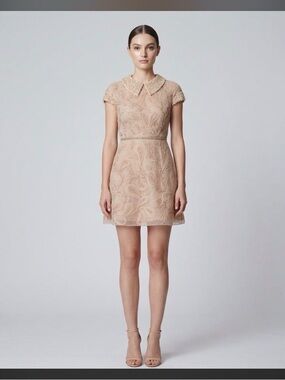 Marchesa Silk Mini Dress
